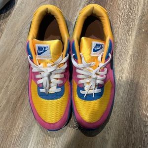 Nike Air Max 90 Recraft Colorful Yellow Pink Blue Black White Gold CJ0612 700